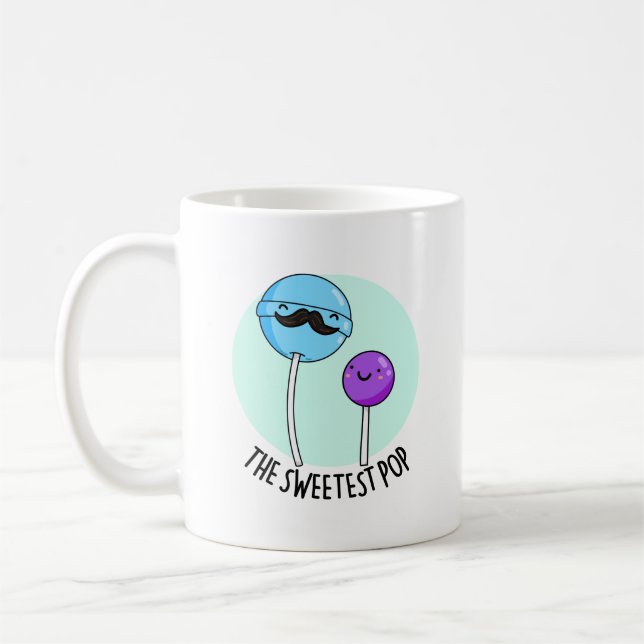 Der süßeste Pop Funny Lollipop Puff Kaffeetasse (Links)