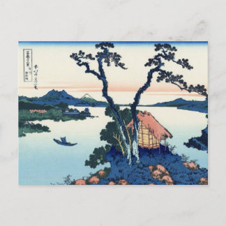 Der Suwa-See in der Provinz Shinano Postkarte
