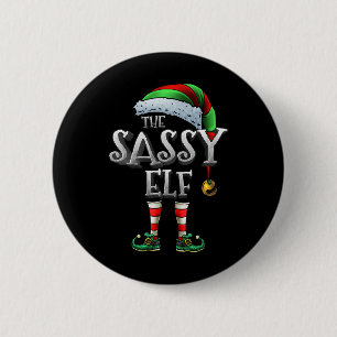 Der Sy-Elf-Matching-Familien-Spaß-Weihnachts-Elf Button