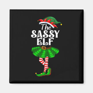Der Sy Elf Xmas Lustiger Weihnachten Passende Fami Magnet