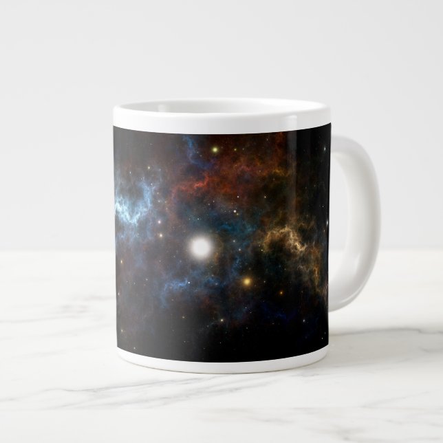 Der Sydeous Nexus Cluster Jumbo-Tasse (Vorderseite Rechts)