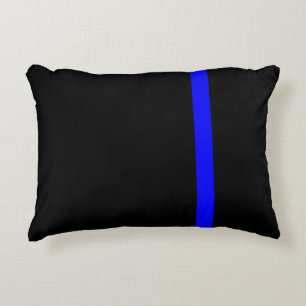 Der symbolische, dünne blaue Linienstil Dekokissen