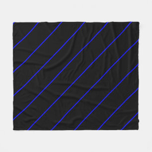 Der symbolische, dünne blaue Linienstil Fleecedecke