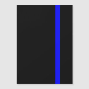 Der symbolische, dünne blaue Linienstil Magnetkarte