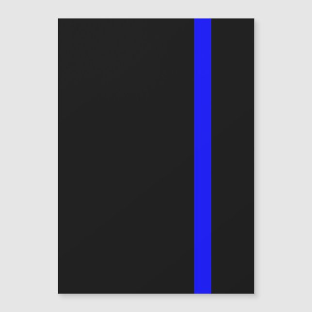 Der symbolische, dünne blaue Linienstil Magnetkarte (Vorderseite)