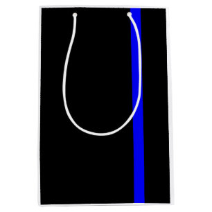 Der symbolische, dünne blaue Linienstil Mittlere Geschenktüte