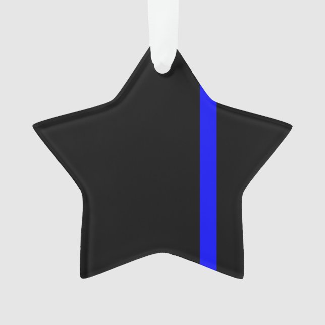Der symbolische, dünne blaue Linienstil Ornament (Vorderseite)