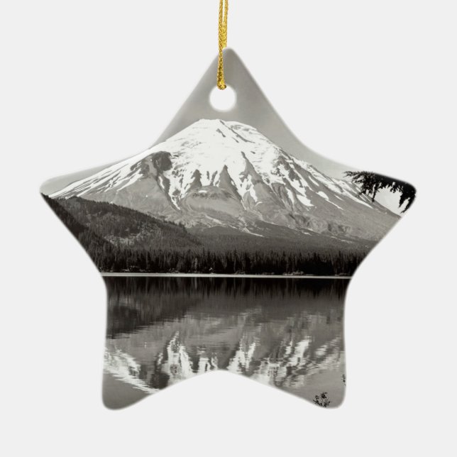 Der Szenen-Mount- Saint Helensspirit See Keramikornament (Vorne)