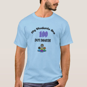 Der T - Shirt 100 Tagesintelligenteren Lehrers