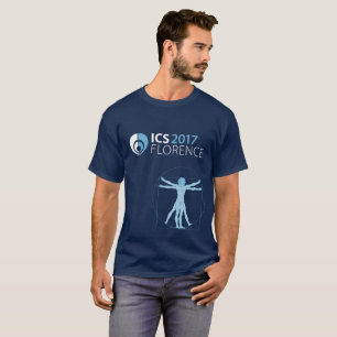 Der T - Shirt 2017 Florenz, Marine-Blau Männer IC