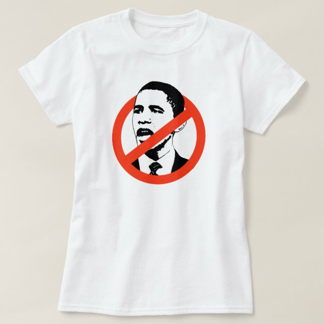 DER T - SHIRT ANTI-OBAMA FRAUEN (Design vorne)