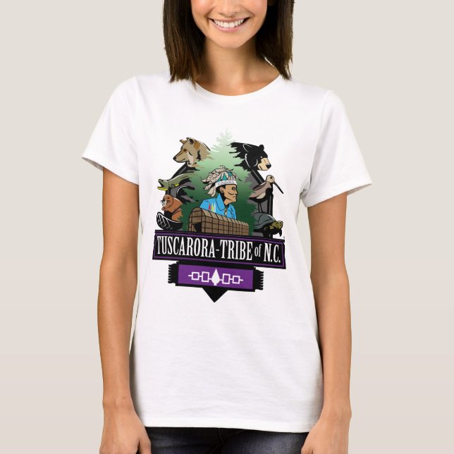 Der T - Shirt-Art1 Tuscarora-   Stamm der Frauen T-Shirt (Vorderseite)