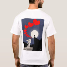 Der T - Shirt "Call of Liebe" (Design auf der Rück