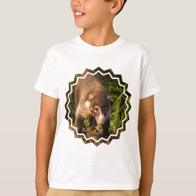 Der T - Shirt Coati Mundi Kindes (Vorderseite)
