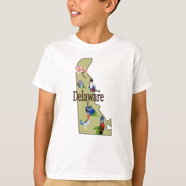 Der T - Shirt Delaware-Kindes (Vorderseite)