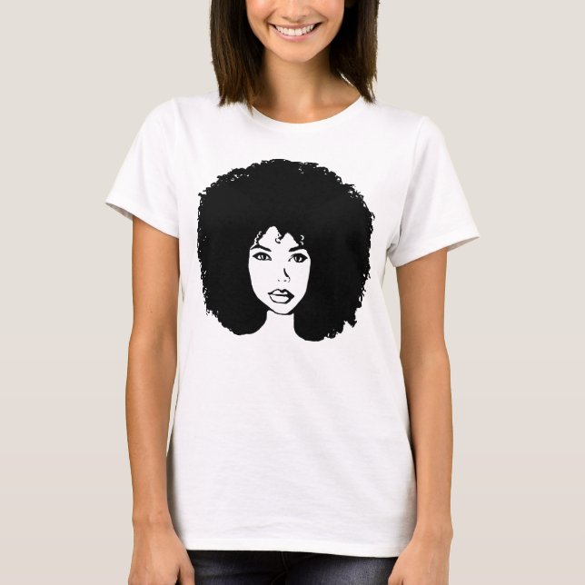 Der T - Shirt der Afro-Göttin-Frauen (Vorderseite)