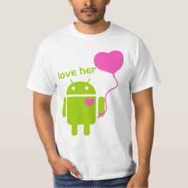 Der T - Shirt der androiden Männer