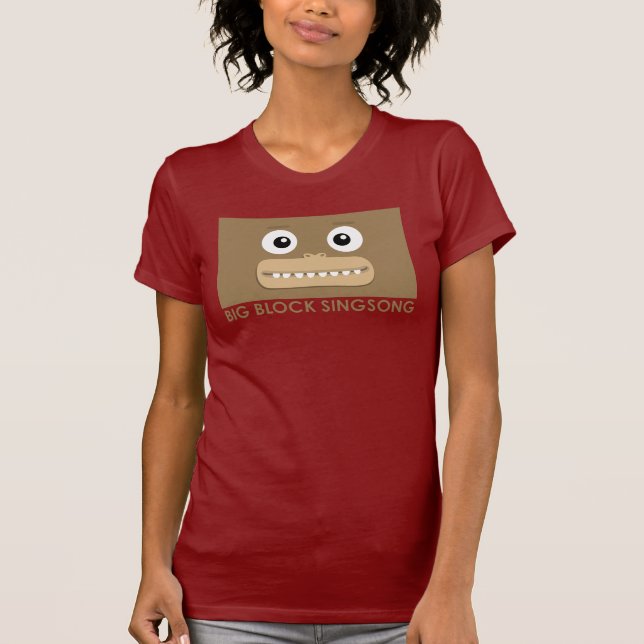 Der T - Shirt der BBSS Affe-Frauen (Vorderseite)