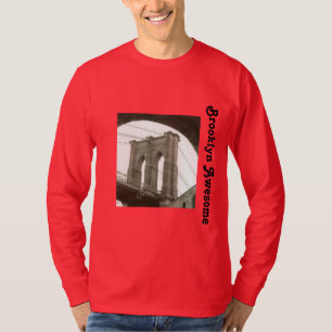 Der T - Shirt der Brooklyn-Brücken-Zitat-Männer