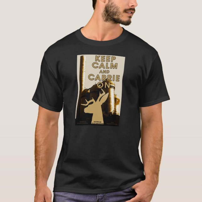 Der T - Shirt der Carrie Rotwild-u. Carrie (Vorderseite)