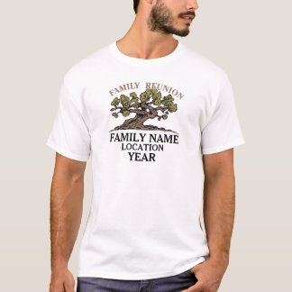 Der T - Shirt der Familien-Wiedersehen-Baum-Männer