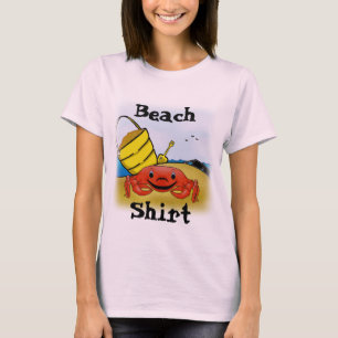 Der T - Shirt der Frauen am Strand