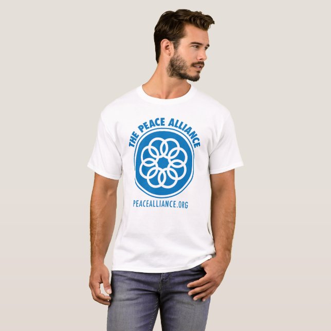 Der T - Shirt der Friedensbündnis-Männer (Vorne ganz)