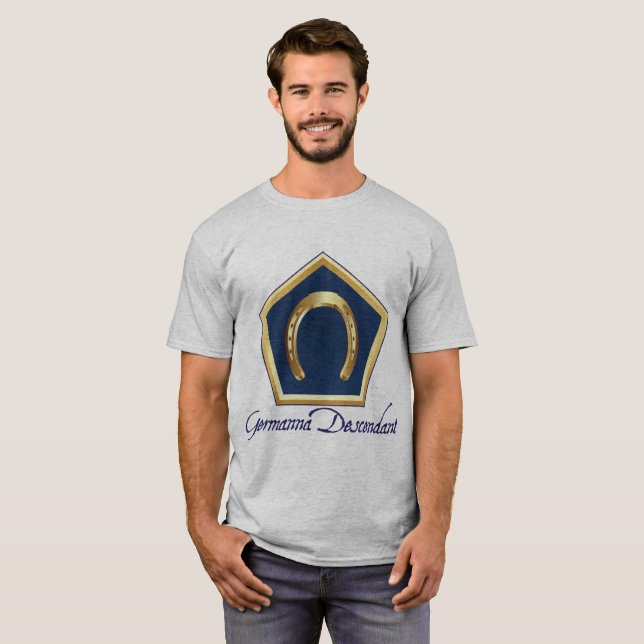 Der T - Shirt der Germanna Nachkomme-Männer (Vorne ganz)