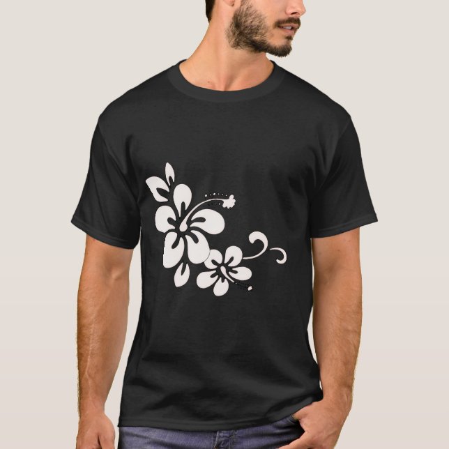 Der T - Shirt der hawaiischen Blumen-Männer (Vorderseite)