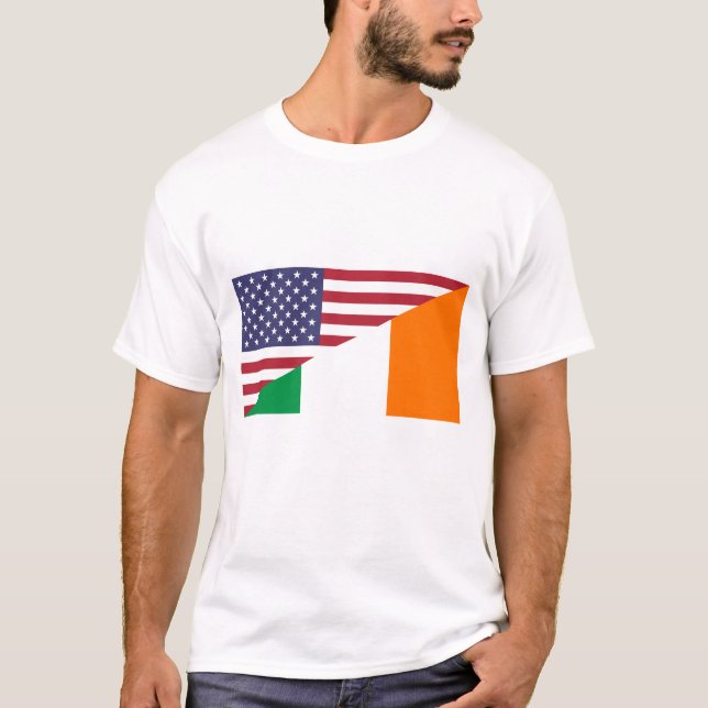 Der T - Shirt der irischen amerikanische (Vorderseite)