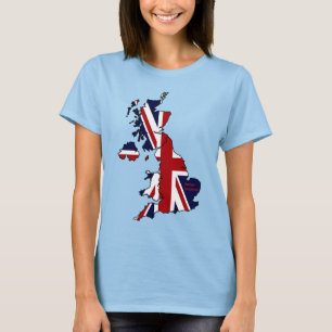 Der T - Shirt der Königreich-Karten-Frauen