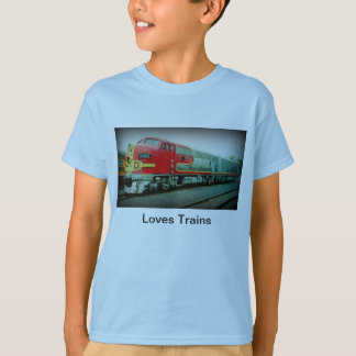 Der T - Shirt der Liebe-Zug-Kinder