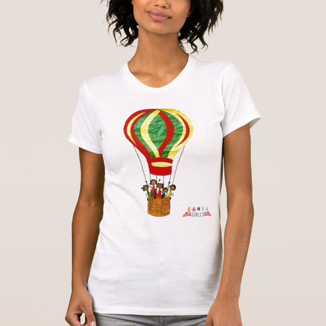 Der T - Shirt der magischen Ballondamen (Vorderseite)