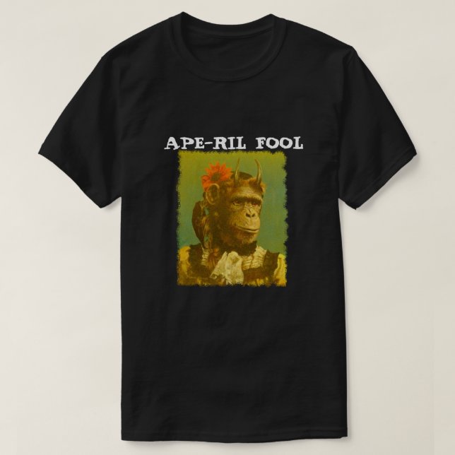 Der T - Shirt der Männer Affe-ril (Design vorne)
