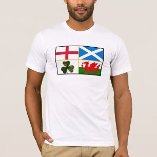 Der T - Shirt der Männer (England, Schottland,