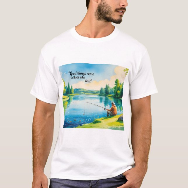 Der T - Shirt der Männer - "Gutes kommt dir, der b (Vorderseite)