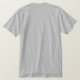Der T - Shirt der Männer (ich denke, deshalb Blog (Design Rückseite)