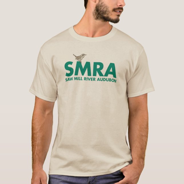 Der T - Shirt der Männer mit Saw Mill River (Vorderseite)