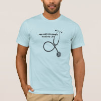 Der T - Shirt der Medizinstudent-Studenten-Stethos