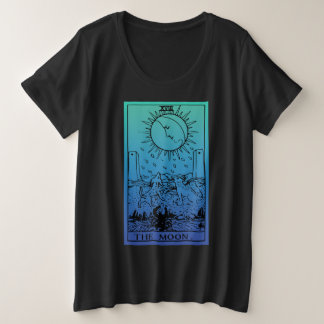Der T - Shirt der Moon Tarot Card wird durch die P