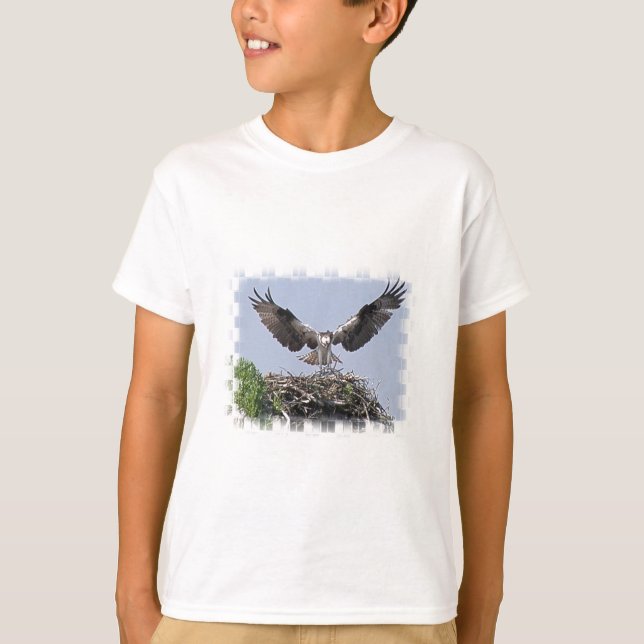 Der T - Shirt der Osprey-Nest-Kinder (Vorderseite)