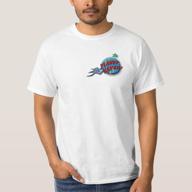 Der T - Shirt der Planet Havasu Logo-Männer (Vorderseite)