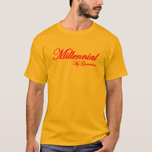Der T - Shirt der TAUSENDJÄHRIGEN Männer (Vorderseite)