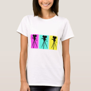 Der T - Shirt der Technicolor-Kamera-Frauen