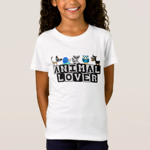 Der T - Shirt der Tierliebhaber-Kinder