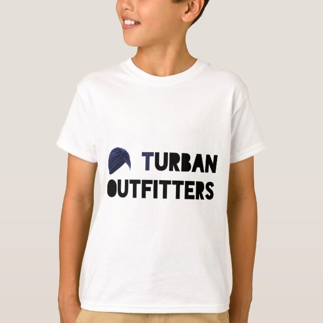 Der T - Shirt der Turban-Ausstatter-Kinder (Vorderseite)