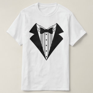 Der T - Shirt der Tuxedo-Männer