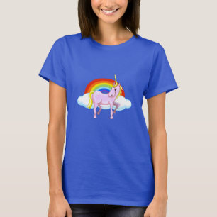 Der T - Shirt der Unicorn-Frauen