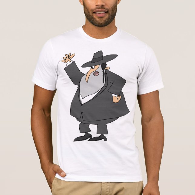Der T - Shirt der verärgerten Rabbiner-Männer (Vorderseite)