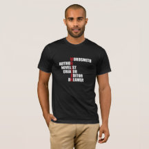 Der T - Shirt der Verfasseracrostic-Männer